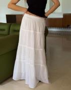 Nelly - Valkoinen - Long Summer Skirt
