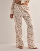 Gina Tricot - Valkoinen - Flannel pyjamas trousers