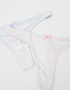 Nelly - Valkoinen - Tiny Dreamy 2-Pack Thong