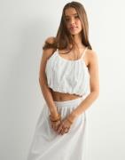 Only - Valkoinen - Onllou Life Emb Baloon Top Ptm