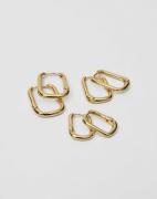 Pieces - Kulta - Pcnia Earrings 3-Pack D2D