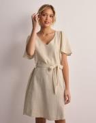 JDY - Beige - Jdysay S/S Linen Bell Dress Wvn Noo