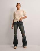 True Religion - Sininen - Joey Low Rise FLARE_ Flap