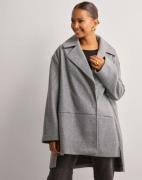 Only - Harmaa - Onlnancy Life Loose Coat Cs Otw