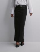 Nelly - Musta - Maxi Slit Skirt