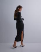 Vero Moda - Musta - Vmhartley Ls 7/8 Versitale Dress Vm