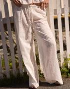 Nelly - Valkoinen - Pull On Broderie Anglais Pants