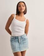 True Religion - Sininen - Sadie Mini Skirt Flap