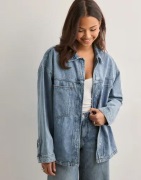 Only - Sininen - Onlemmie L/S Shirt Mb Dnm Az Noos