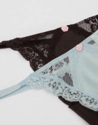 Nelly - Sininen - Tiny 2-Pack Thong