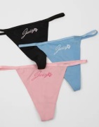 Juicy Couture - Kuviollinen - Aloha Juicy Thong 3 Pack