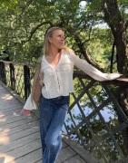 Nelly - Valkoinen - Lace Insert Blouse