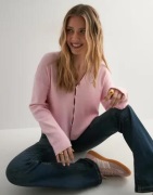 Pieces - Vaaleanpunainen - Pctia Ls V-Neck Knit Cardigan Bc