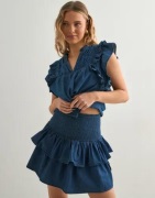 Neo Noir - Sininen - Carin Denim Skirt