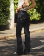 Nelly - Sininen - Mid Waist Perfect Bootcut Jeans