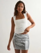Only - Hopea - Onlsimone Short Sequins Skirt Jrs