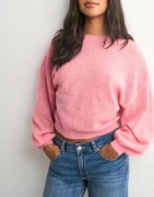 Only - Vaaleanpunainen - Onlsusia Life Ls O-Neck Cc Knt