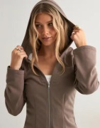 Nelly - Ruskea - Waist Focus Zip Hoodie