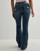 True Religion - Sininen - Joey Low Rise FLAP_