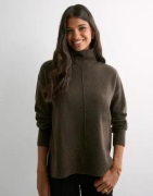 Pieces - Ruskea - Pcmalou Ls Rollneck Knit Noos Bc