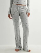 Nelly - Harmaa - Cute Print Pants