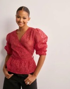 Neo Noir - Punainen - Mira Wrap Blouse