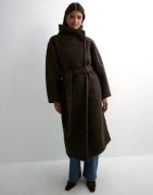 Gina Tricot - Ruskea - Soft boucle long coat