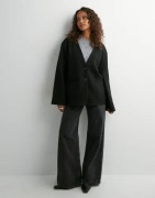 Only - Musta - Onladina Life V-Neck Jacket Otw Cc