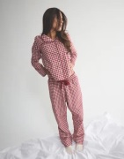 Hunkemöller - Ruutu/Raita - Pj Ls Flannel Twill Check