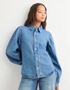 Pieces - Sininen - Pcritt Ls Denim Shirt