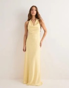 Nelly - Keltainen - Halter Bow Dress