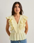 Nelly - Keltainen - Cute Pleat Blouse