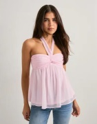 Nelly - Vaaleanpunainen - Dreamy Chiffon Top