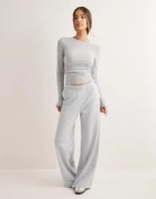 Gina Tricot - Harmaa - Wide sweatpants