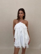 Nelly - Valkoinen - Flounce Of My Dream Short Dress