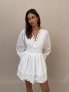 Nelly - Valkoinen - Fine Little Flounce Dress