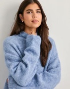 Neo Noir - Sininen - Paulina Fluffy Knit Blouse