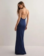 Nelly - Sininen - Fancy Satin Dress