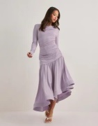 Malina - Lila - Lionelle Asymmetrical Ruffled