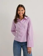 Neo Noir - Vaaleanpunainen - Rosa Shadow Stripe Shirt