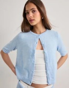 Vero Moda - Sininen - Vmdoffy 2/4 O-Neck Button Cardigan