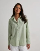 Only - Vihreä - Onloregon Alva Ls Reg Shirt Noos Wv