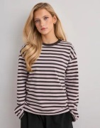 Only - Vaaleanpunainen - Onlnew Soph Life L/S O-Neck Top Box