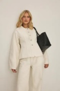 Nelly - Valkoinen - Shaped Textured Jacket