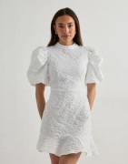 Vero Moda - Valkoinen - Vmfiona Ss High Neck Short Dress Ex