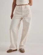 Only - Valkoinen - Onlclair Mw Barrel Pant Pnt Noos