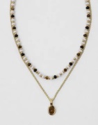 Pieces - Kulta - Pcbellis Necklace 2-Pack