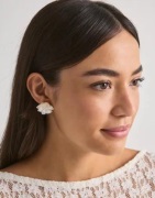 Pieces - Valkoinen - Pcbetin Earrings 2-Pack