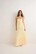 Nelly - Keltainen - Dreamy Frill Dress