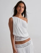 Nelly - Valkoinen - My Lace Detail Top